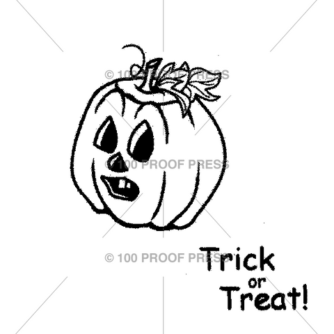 Unmounted Rubber Grab Bag Trick or Treat